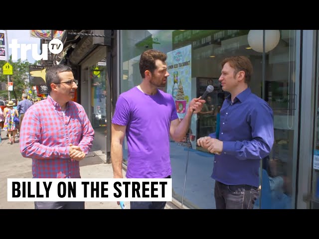 Billy On The Street - Do Gay People Care About John Oliver? class=