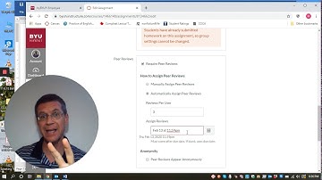 Peer Reviews in Canvas
