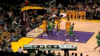 Celtics vs Lakers and Kobe cries.