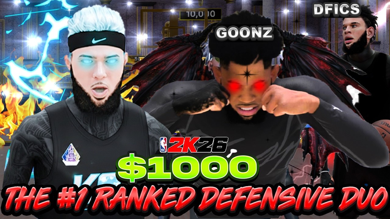 I WAGERED THE #1 RANKED DEFENSE FOR $1000 ON 3V3 NBA2K26! INTENSE NBA2K26 COMP GAMEPLAY + LIVE COMMS