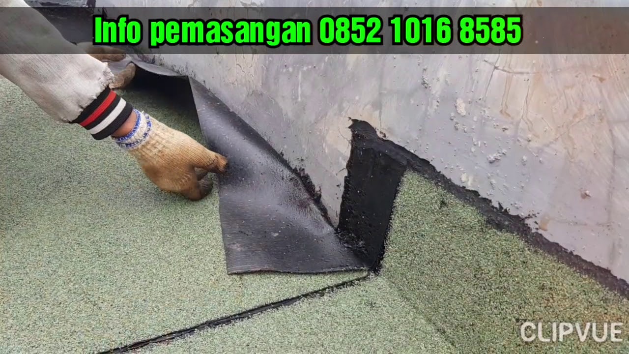 Jasa pemasangan membrane  bakar Pelapis anti bocor  atap  