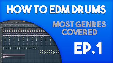 How to make (basic) EDM drums Tutorial || Episode #1
