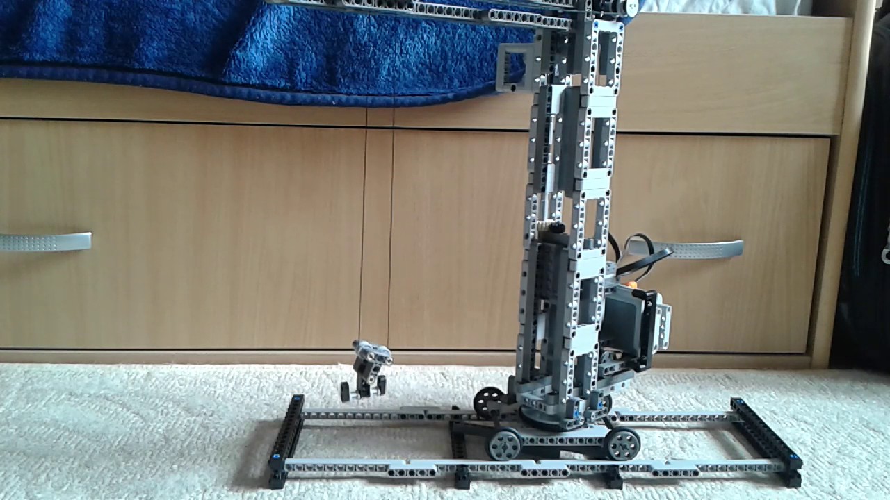 Башенный кран из лего/Lego tower crane - YouTube