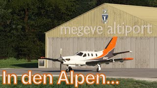 Altiport Abenteuer: BlackSquare TBM-850 von Megève nach Courchevel | Microsoft Flight Simulator