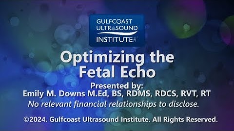 Optimizing the Fetal Echo Ultrasound Training Video-Sample