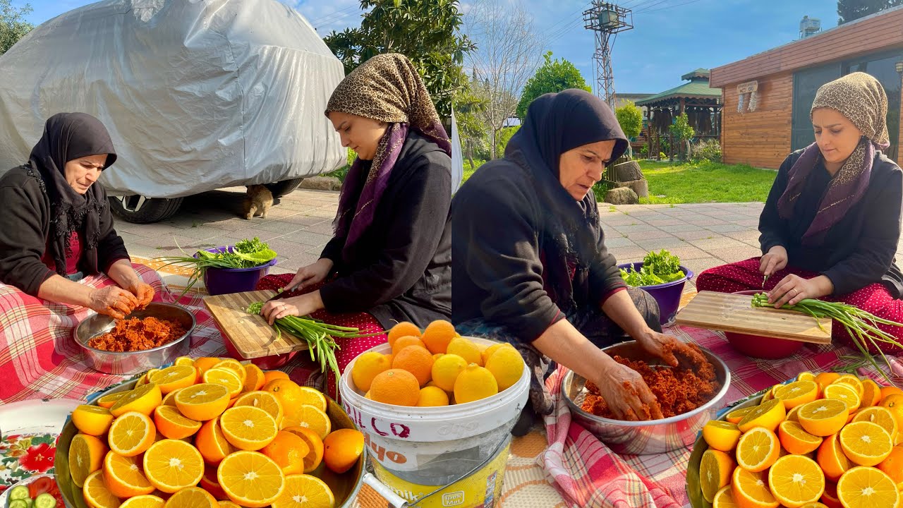 BOL BOL YAPTIĞIMIZ EN LEZZETLİ KISIR YEMEĞİ LEZZET KÖYÜ VİLLAGE LİFE