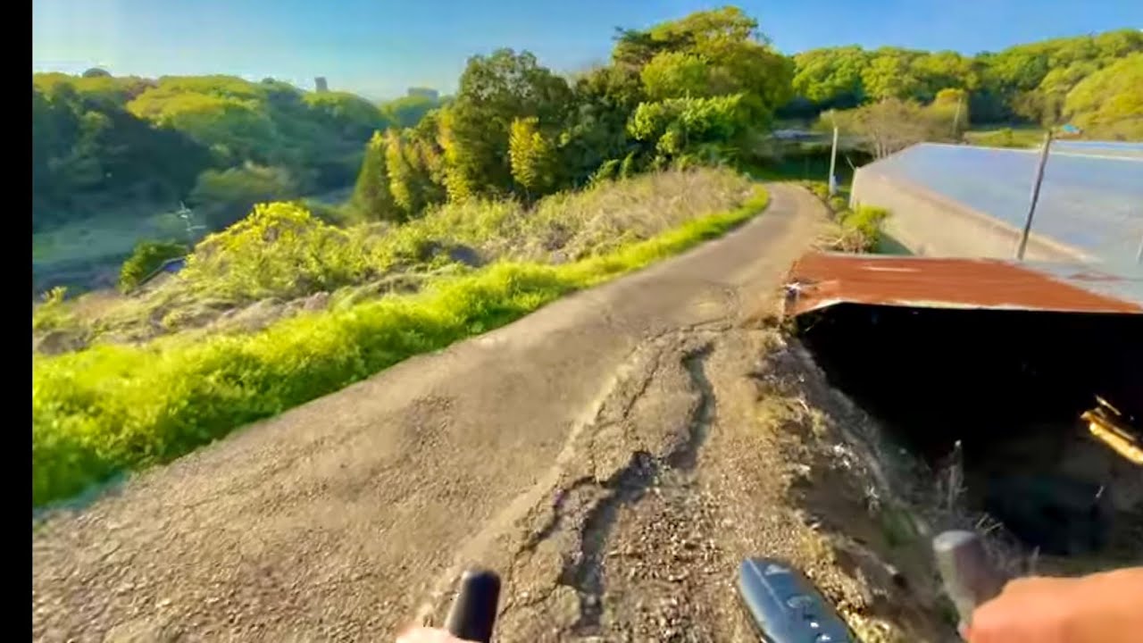 自転車で行く奥州古道、都道155号線　唐木田～小山田のミステリアス狭小区間