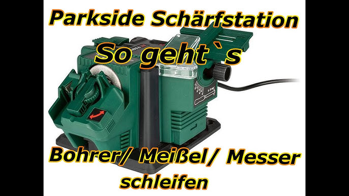 Parkside Schärfstation PSS 65 Test | Stechbeitel, Messer und Bohrer  schärfen - YouTube