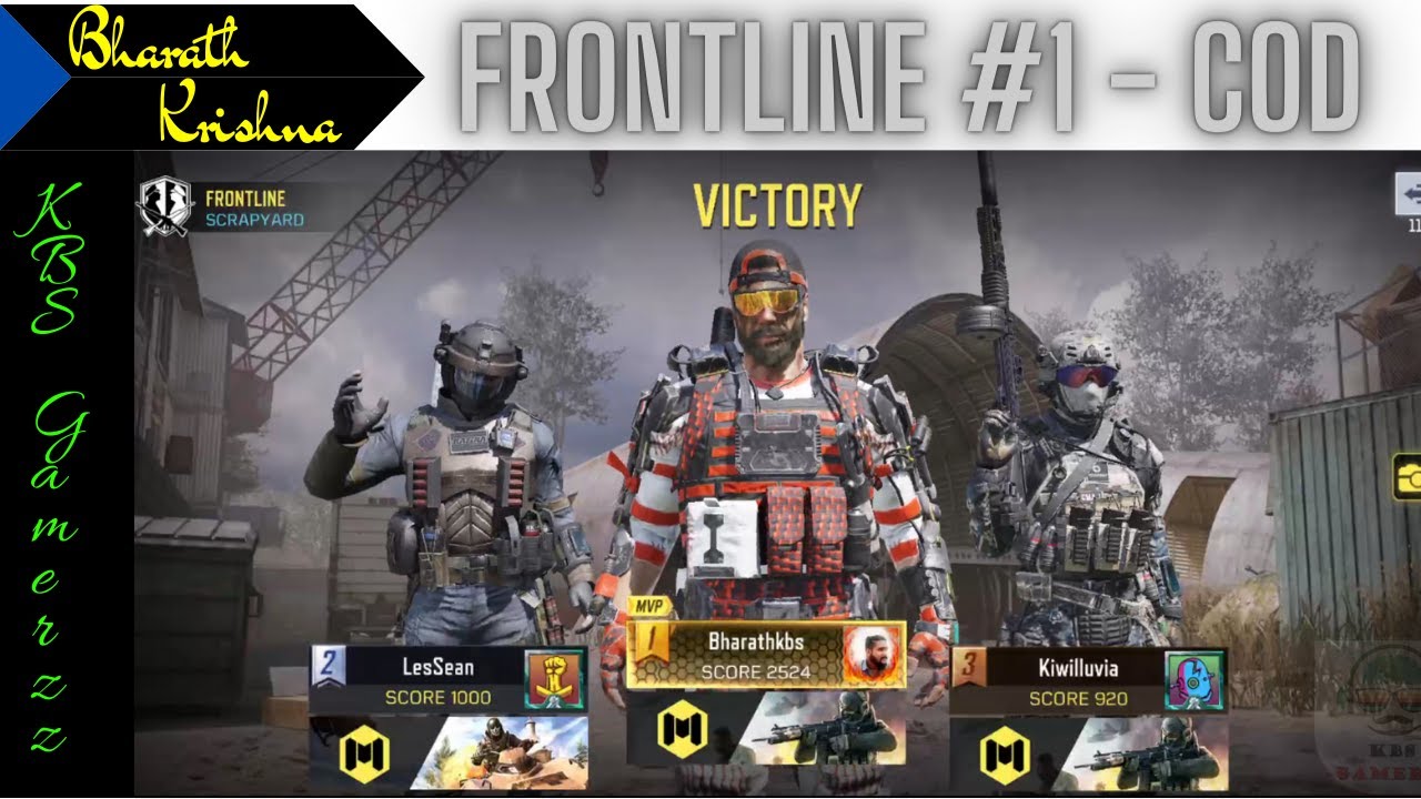 Frontline #1 - Call of Duty mash | Bharathkbs in & as KBS Gamerzz