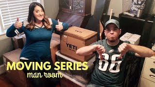 Moving Series | Organizing and Packing the Man Room