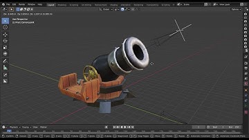 Texturing Cannon with Substance Painter