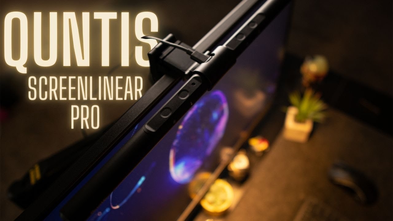 Quntis Monitor Light Bar Unboxing & Testing 