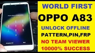 How To Unlock Oppo A83 Pattern,Pin,Frp New Sequrity 2019 Offline #oppoA83PatternUnlockNewSequrity screenshot 2