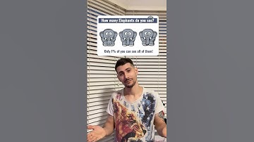 How many elephants do you see? #elephants #eyetest #guessinggame #interactive #animals #shorts