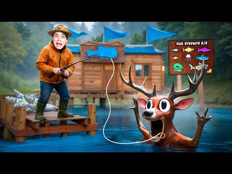 ОЛЕНЬ ДУРЕЕТ ОТ ЭТОЙ ПРИКОРМКИ!😱 СЛОВИЛ ВСЕ ВИДЫ РЫБ В 99 НОЧЕЙ В ЛЕСУ ROBLOX!🎣