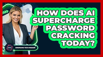 How Does AI Supercharge Password Cracking Today? - Emerging Tech Insider