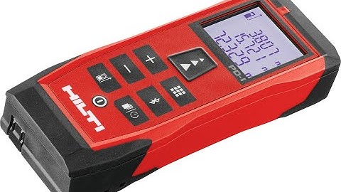 INTERIOR APPLICATIONS: Hilti PD-I indoor Laser Range Meter