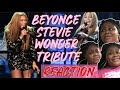 BEYONCE - STEVIE WONDER TRIBUTE - REACTION!!!