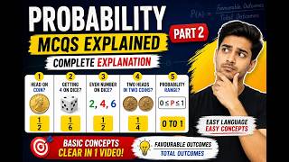 Probability MCQs Explained in Easy Language | Quantitative Reasoning Part 2 | Coin &amp; Dice Questions
