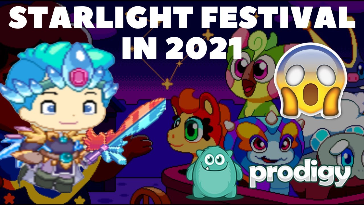 Exploring the STARLIGHT FESTIVAL IN Prodigy NEW UPDATE! YouTube