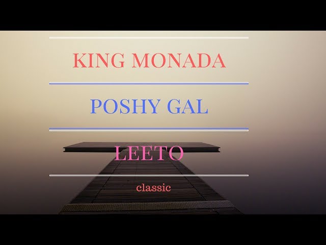 King Monada  Poshy Gal Leeto class=