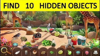 Find 10 Hidden Objects | Giraffe and Bridge Pictures | Stories and Riddles