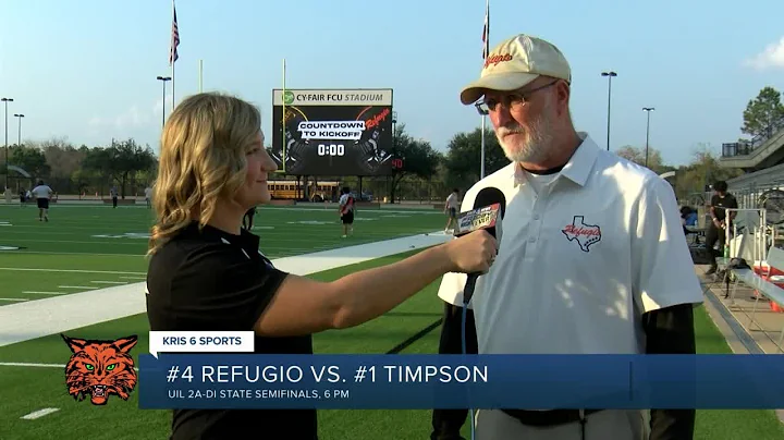 Larissa Liska interviews Refugio head coach Jason ...