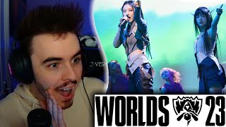 Reacting to Worlds 2023 Opening Ceremony (ft. Heartsteel \& NewJeans) ⭐