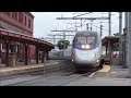 Amtrak & SLE HD 60fps: Northeast Corridor Morning Horn Action @ New London (9/18/17)