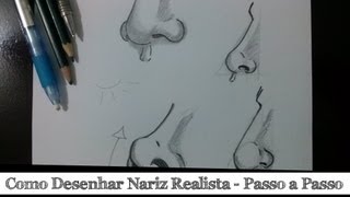 Como desenhar nariz em 7 passos  Como desenhar um nariz, Desenho