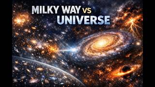 Milky Way Size Compared to the Universe