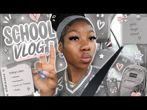 FIRST  VLOG AT MY NEW SCHOOL *IT WAS HECTIC*