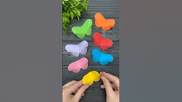 How to make EASY Paper Butterfly DIY Paper Craft Ideas Origami