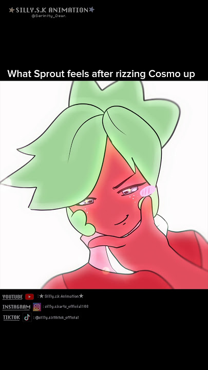 What Sprout feels after fizzing Cosmo : #dandyswolrd #sprout #cosmo #rizz #tweening #animation #meme