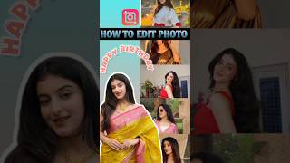 Birthday Photo Editing Using Inshot App