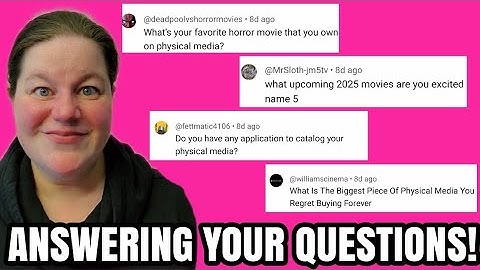 ANSWERING YOUR QUESTIONS! What