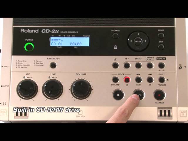 Roland CD-2u/SD-2u Applications - YouTube