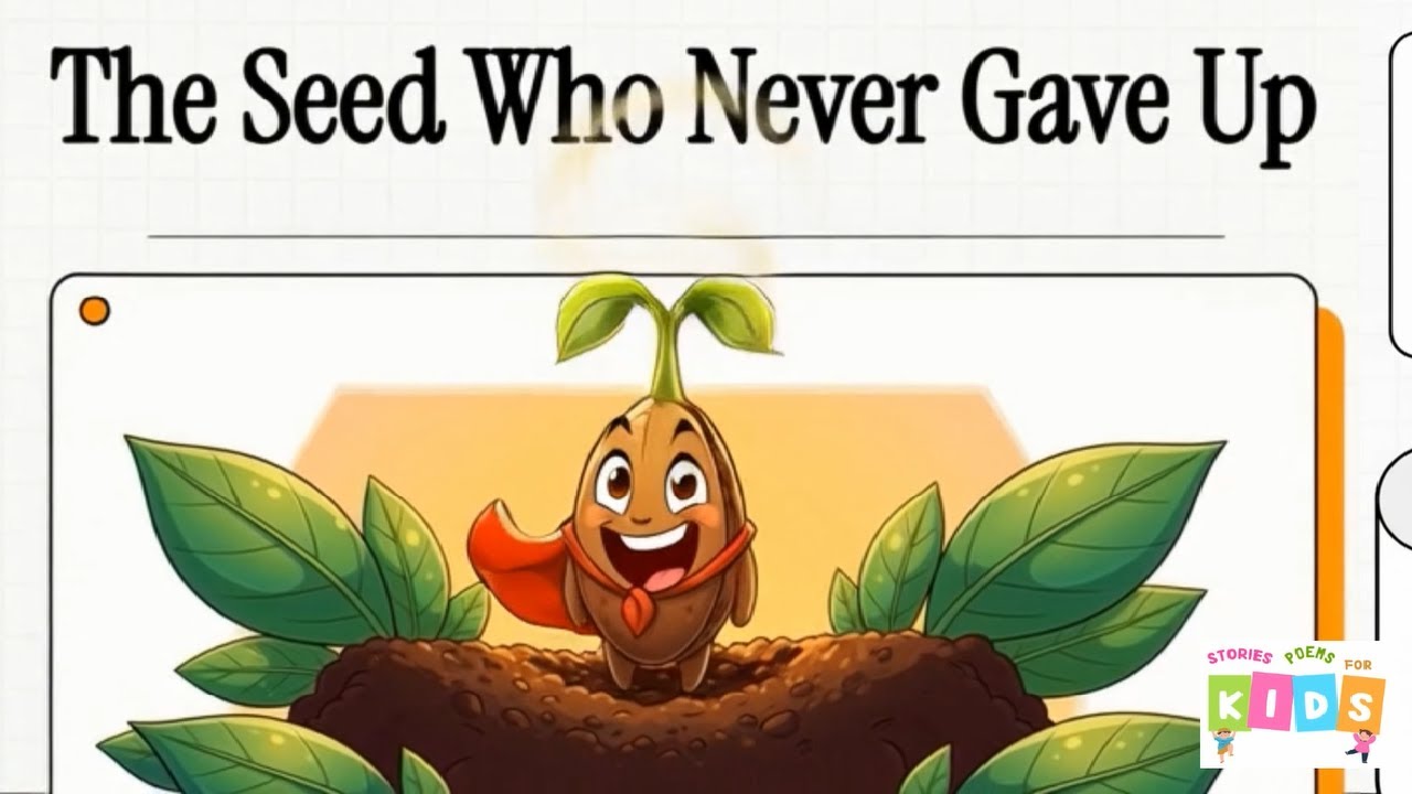The Seed Who Never Gave Up 🌱 | Moral Story for Kids | Stories Poems for Kids