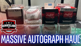 HUGE AUTOGRAPH BASEBALL HAUL | JB Sportscards Finds