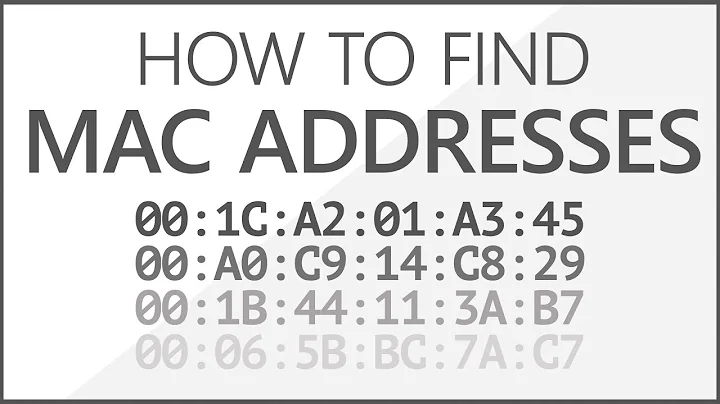 How to find MAC address on Network  | MAC address finder