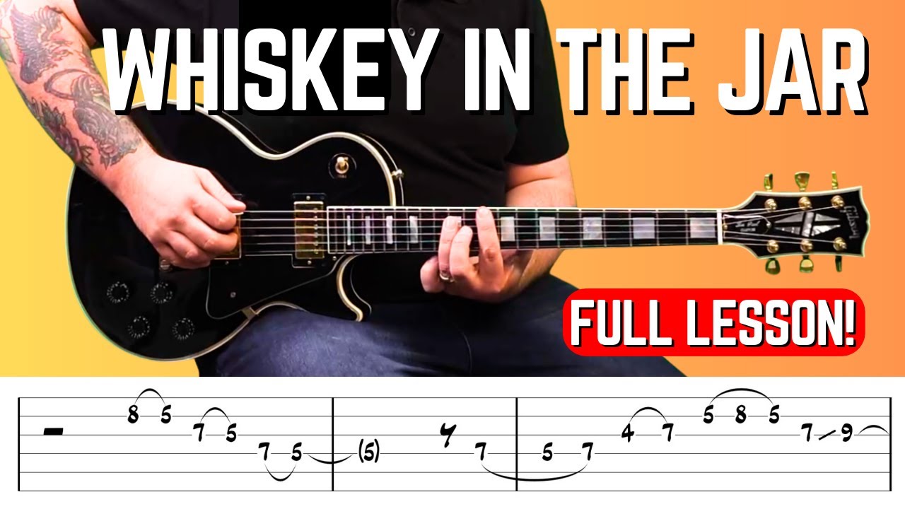 How to Play Whiskey In The Jar by Thin Lizzy Guitar Lesson | Solo ...