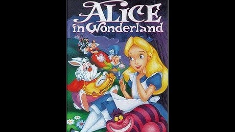 Thumbnail of Closing to Alice in Wonderland UK VHS (1995)