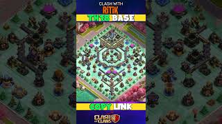 Best Town Hall 18 Bases for 1 STARS! With TH18 War Base Link (Clash of Clans) #shorts