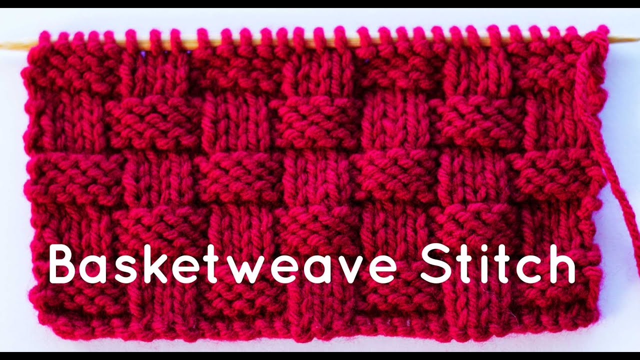 How to Knit the Basketweave Stitch YouTube