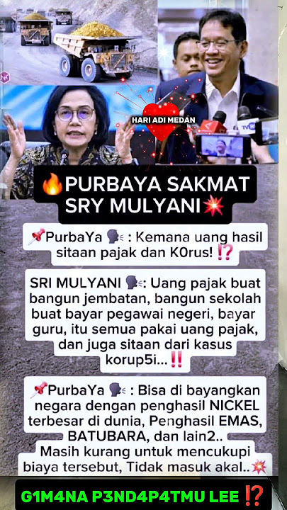 PURBAYA SKAK MAT SRI MULYANI 😱😱😱😱😱 #kdmsociety #beritaterkini #kangdedymulyadi #berita #news