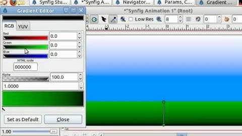 Synfig- Morning Sunrise Animation Tutorial