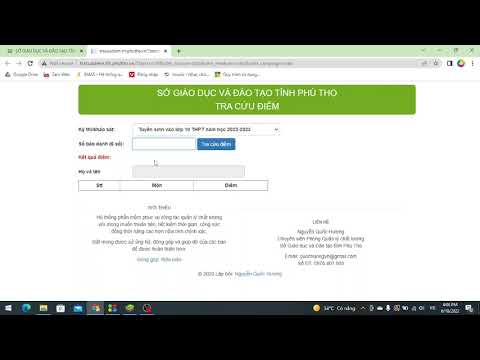 Video 3 cách tra cứu điểm thi vào Lớp 10 THPT - youtube
