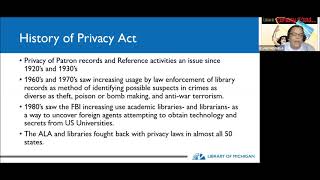 Library Law September 2020: Privacy Law Update