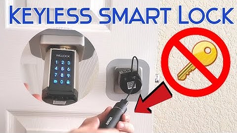 WeLock Smart Keyless Door Lock 🔐 with unique battery backup!!!
