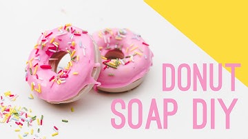 How To Make Donut Soap Favours with sprinkles!!